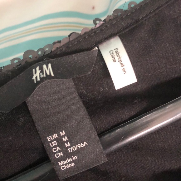 Black sequin top! - Picture 2 of 3